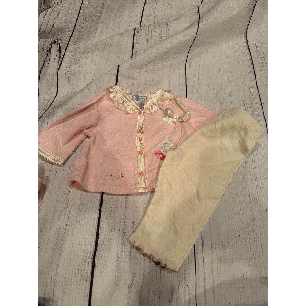 Honey Pot 2 Piece Outfit Size 6 months Buttons